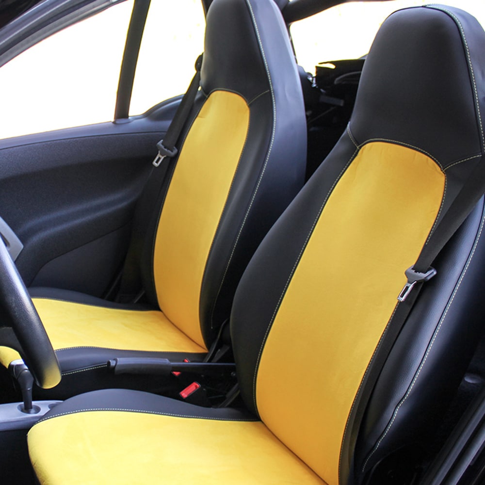 SHENSE 5-Sitze Leder Auto-Sitzbezüge, für Focus SUV Active/Active